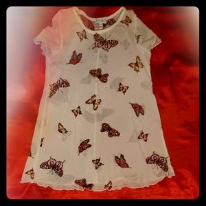 Mesh Butterfly XS Short Sleeve Shirt